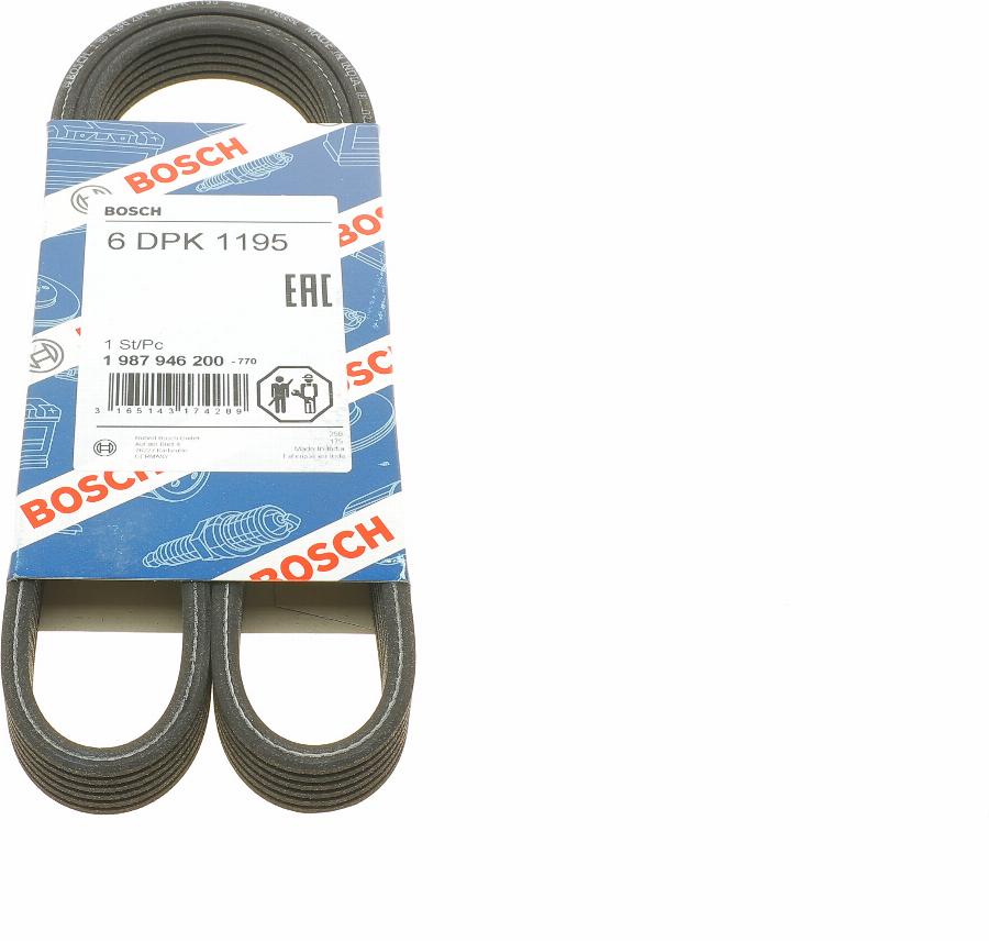 BOSCH 1 987 946 200 - Keilrippenriemen alexcarstop-ersatzteile.com