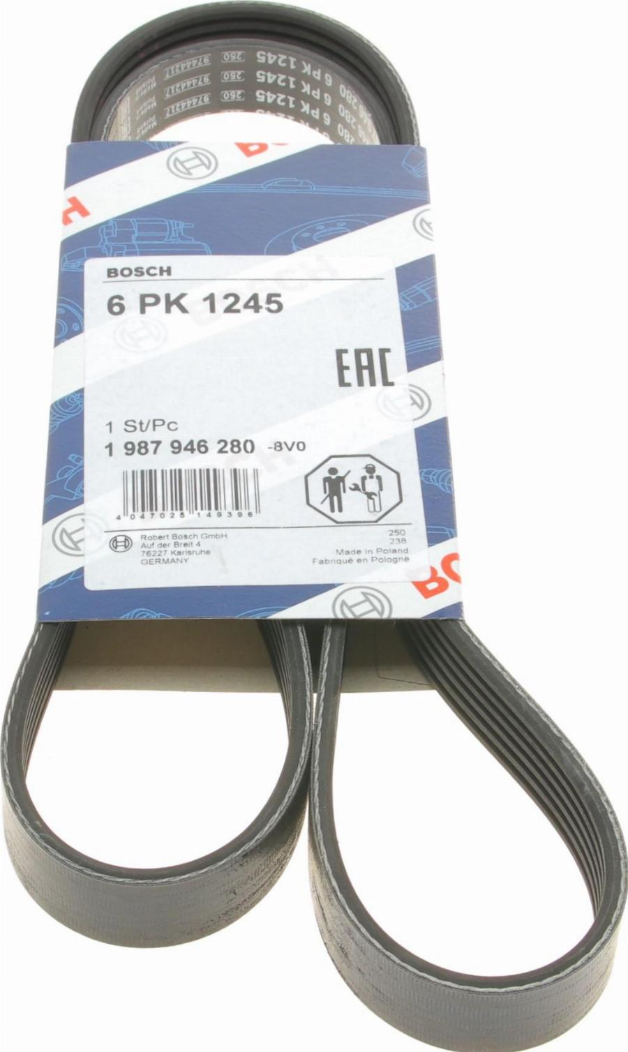 BOSCH 1 987 946 280 - Keilrippenriemen alexcarstop-ersatzteile.com