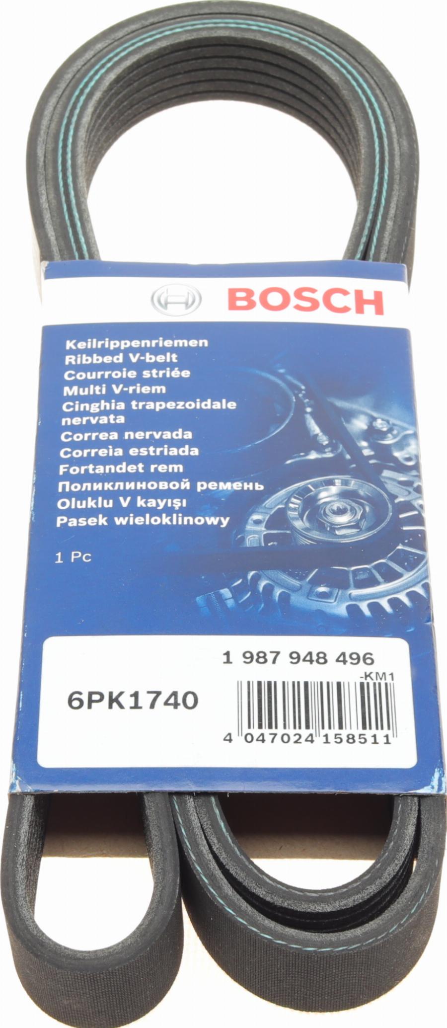 BOSCH 1 987 948 496 - Keilrippenriemen alexcarstop-ersatzteile.com