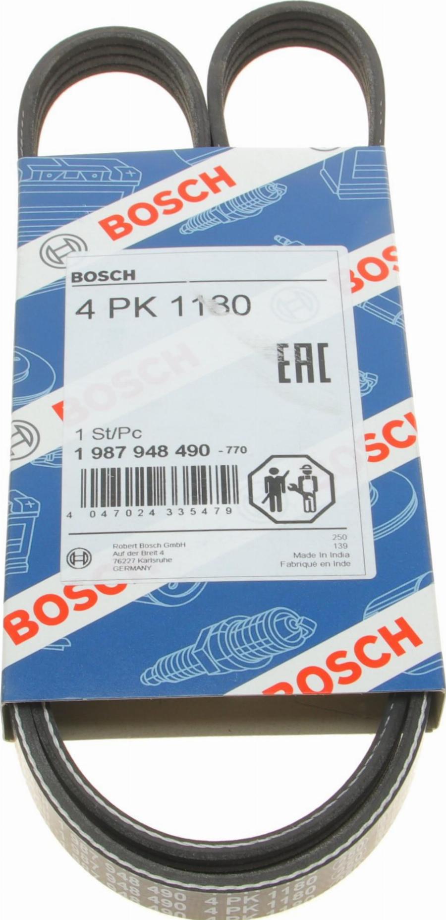 BOSCH 1 987 948 490 - Keilrippenriemen alexcarstop-ersatzteile.com