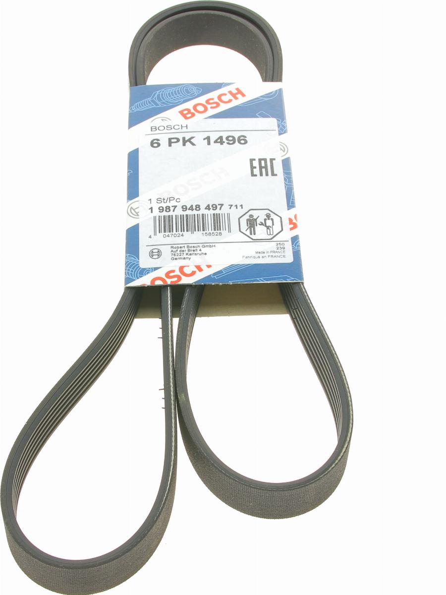 BOSCH 1 987 948 497 - Keilrippenriemen alexcarstop-ersatzteile.com