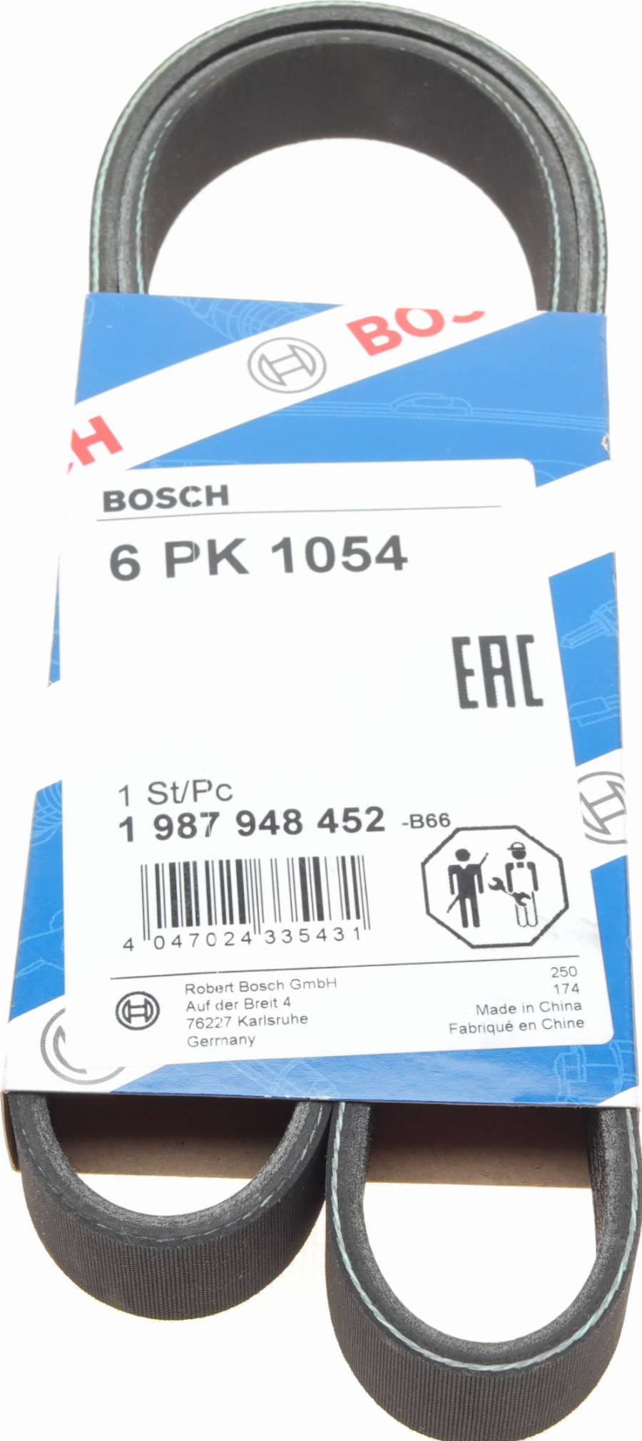 BOSCH 1 987 948 452 - Keilrippenriemen alexcarstop-ersatzteile.com