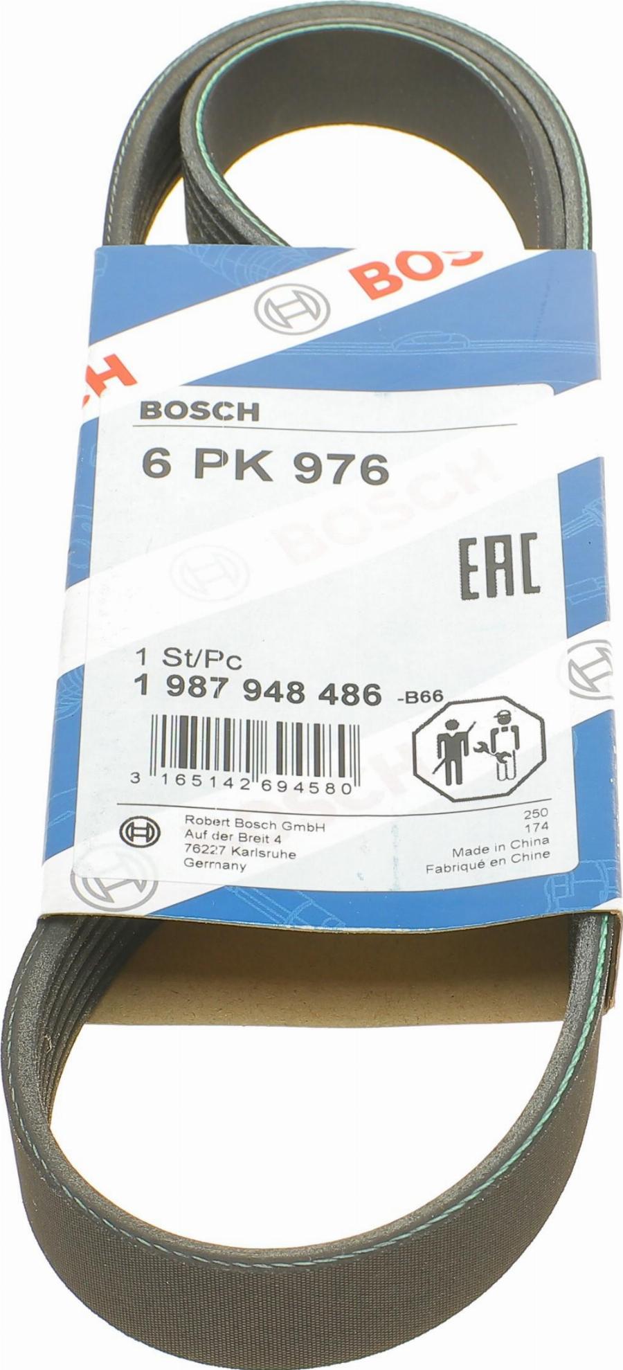 BOSCH 1 987 948 486 - Keilrippenriemen alexcarstop-ersatzteile.com