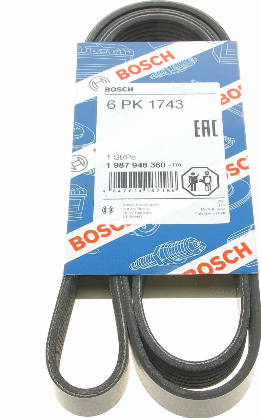 BOSCH 1 987 948 360 - Keilrippenriemen alexcarstop-ersatzteile.com