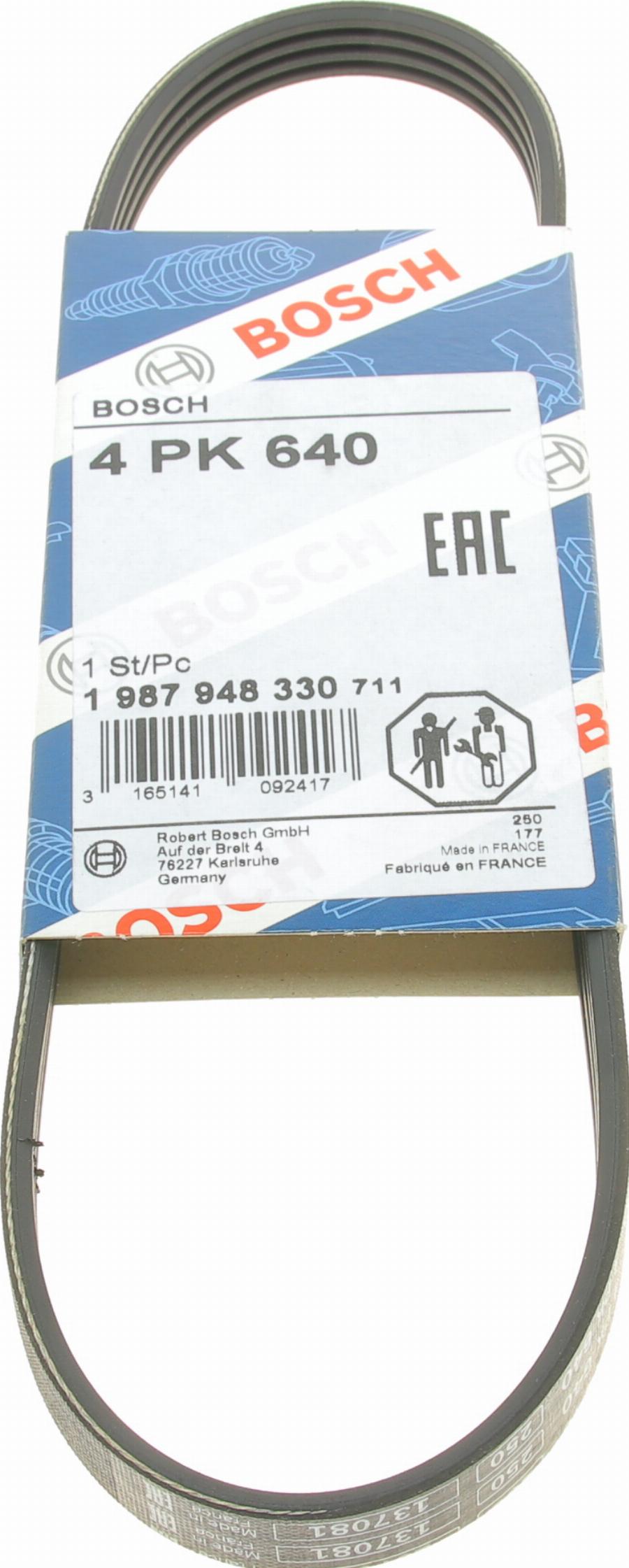 BOSCH 1 987 948 330 - Keilrippenriemen alexcarstop-ersatzteile.com