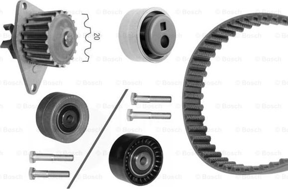 BOSCH 1 987 948 703 - Wasserpumpe + Zahnriemensatz alexcarstop-ersatzteile.com