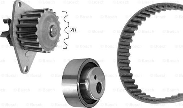 BOSCH 1 987 948 702 - Wasserpumpe + Zahnriemensatz alexcarstop-ersatzteile.com