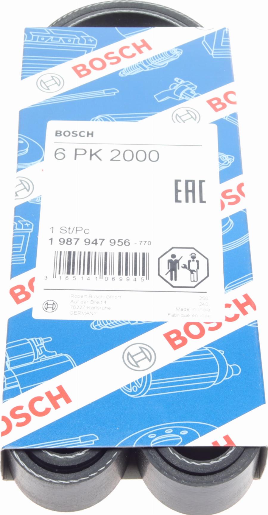 BOSCH 1 987 947 956 - Keilrippenriemen alexcarstop-ersatzteile.com