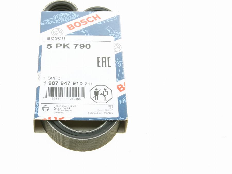 BOSCH 1 987 947 910 - Keilrippenriemen alexcarstop-ersatzteile.com