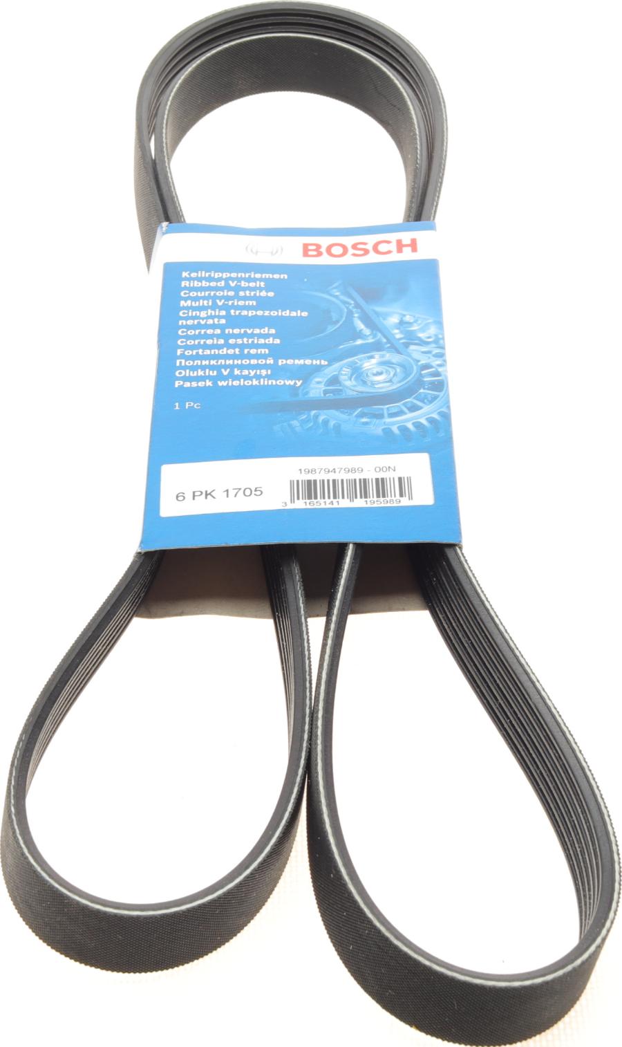 BOSCH 1 987 947 989 - Keilrippenriemen alexcarstop-ersatzteile.com