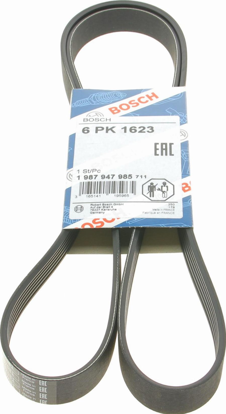 BOSCH 1 987 947 985 - Keilrippenriemen alexcarstop-ersatzteile.com