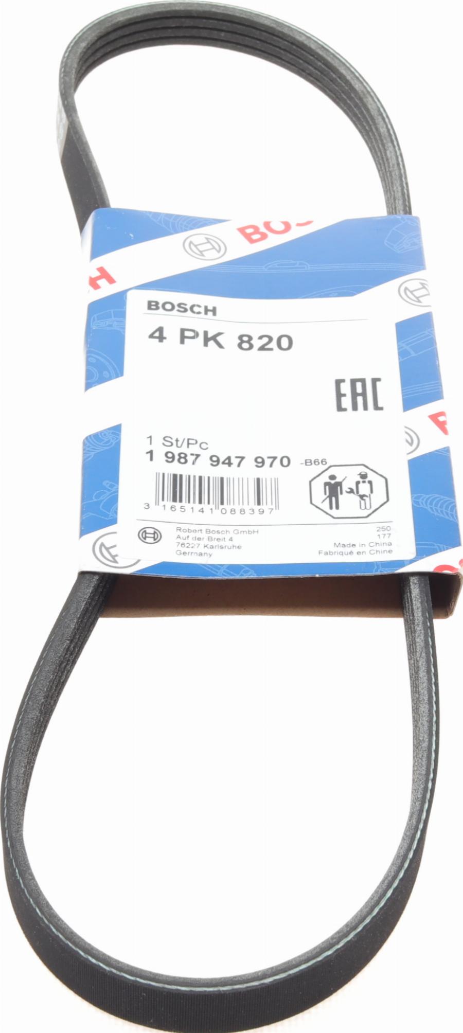 BOSCH 1 987 947 970 - Keilrippenriemen alexcarstop-ersatzteile.com