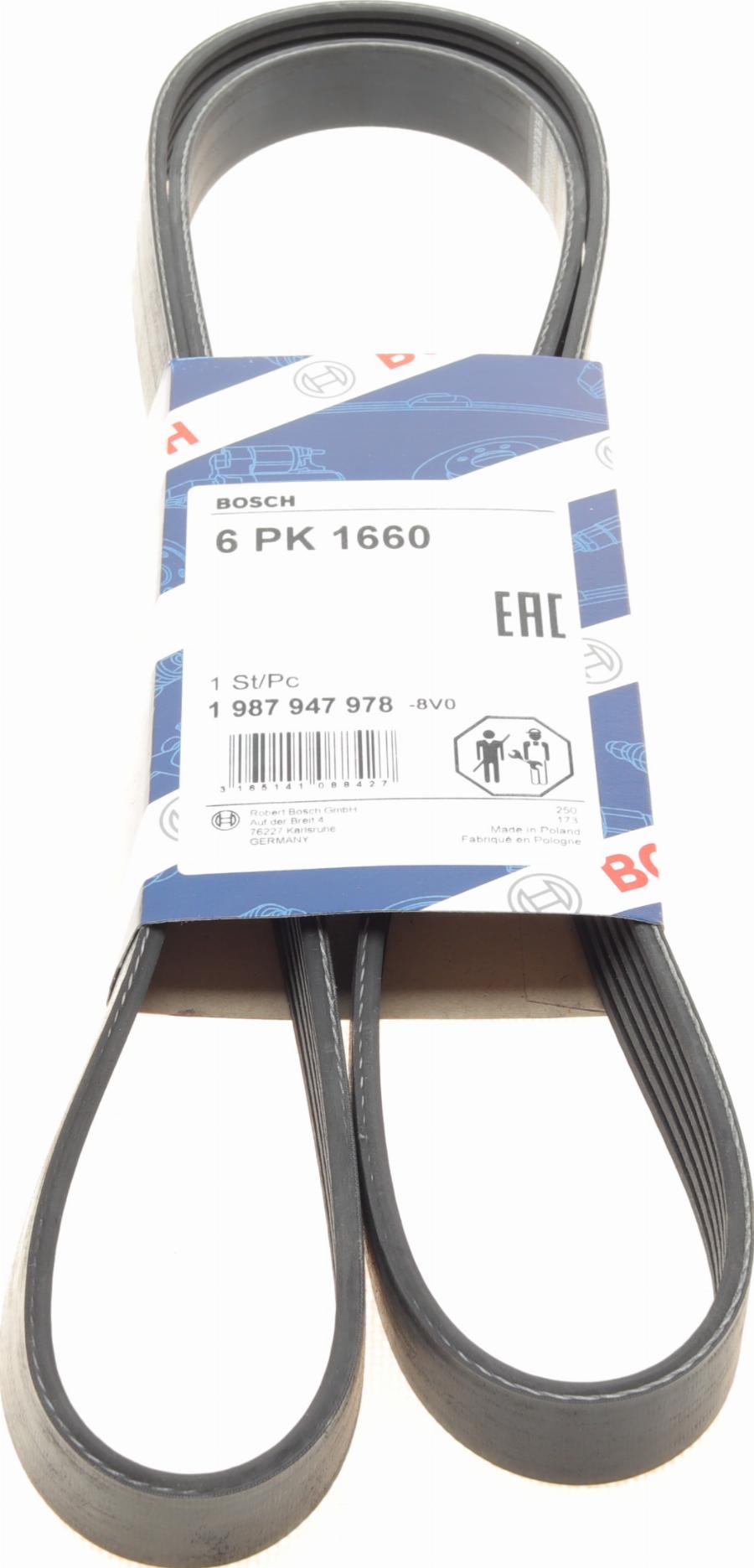 BOSCH 1 987 947 978 - Keilrippenriemen alexcarstop-ersatzteile.com