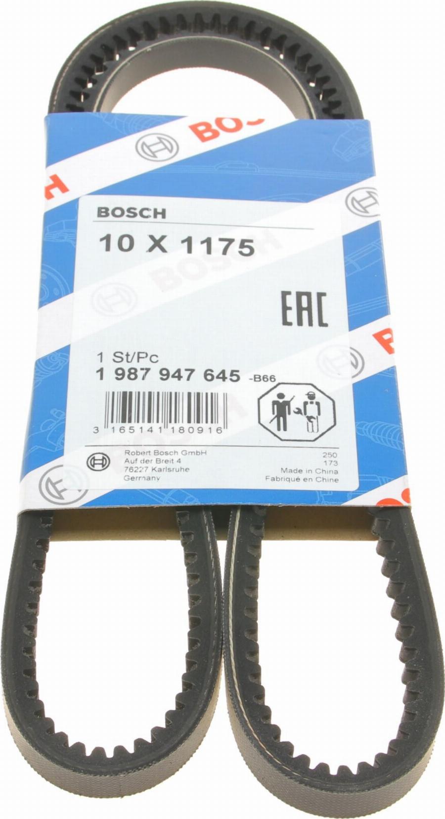 BOSCH 1 987 947 645 - Keilriemen alexcarstop-ersatzteile.com