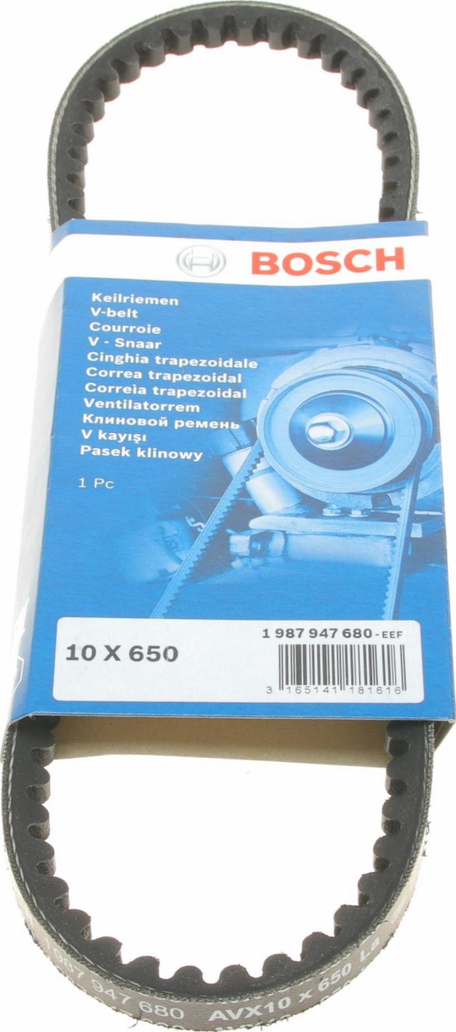 BOSCH 1 987 947 680 - Keilriemen alexcarstop-ersatzteile.com