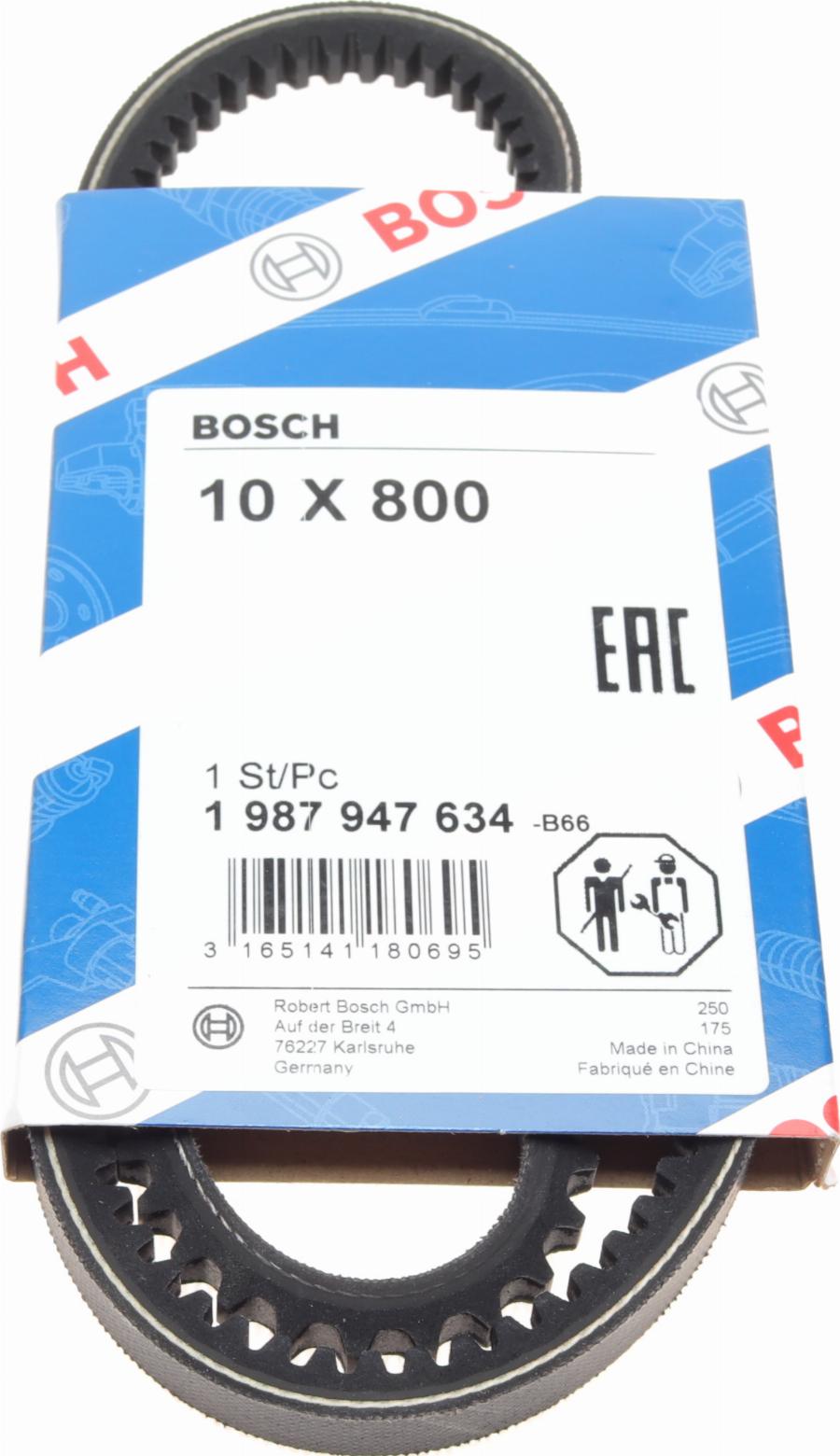 BOSCH 1 987 947 634 - Keilriemen alexcarstop-ersatzteile.com