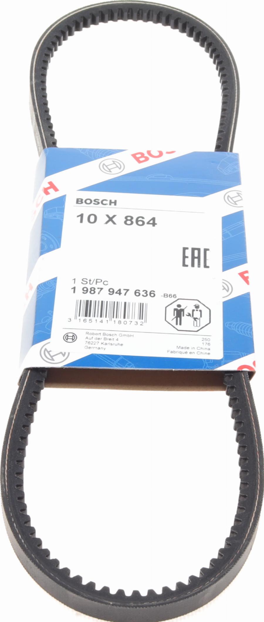 BOSCH 1 987 947 636 - Keilriemen alexcarstop-ersatzteile.com