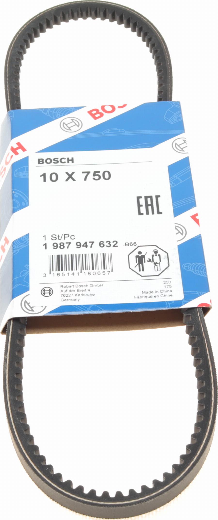 BOSCH 1 987 947 632 - Keilriemen alexcarstop-ersatzteile.com