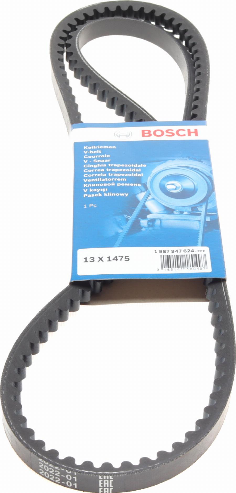 BOSCH 1 987 947 624 - Keilriemen alexcarstop-ersatzteile.com