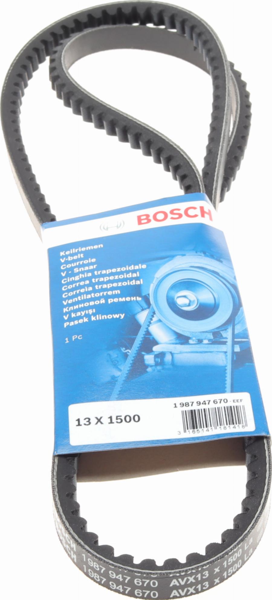 BOSCH 1 987 947 670 - Keilriemen alexcarstop-ersatzteile.com