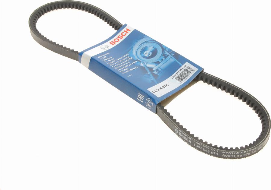 BOSCH 1 987 947 671 - Keilriemen alexcarstop-ersatzteile.com