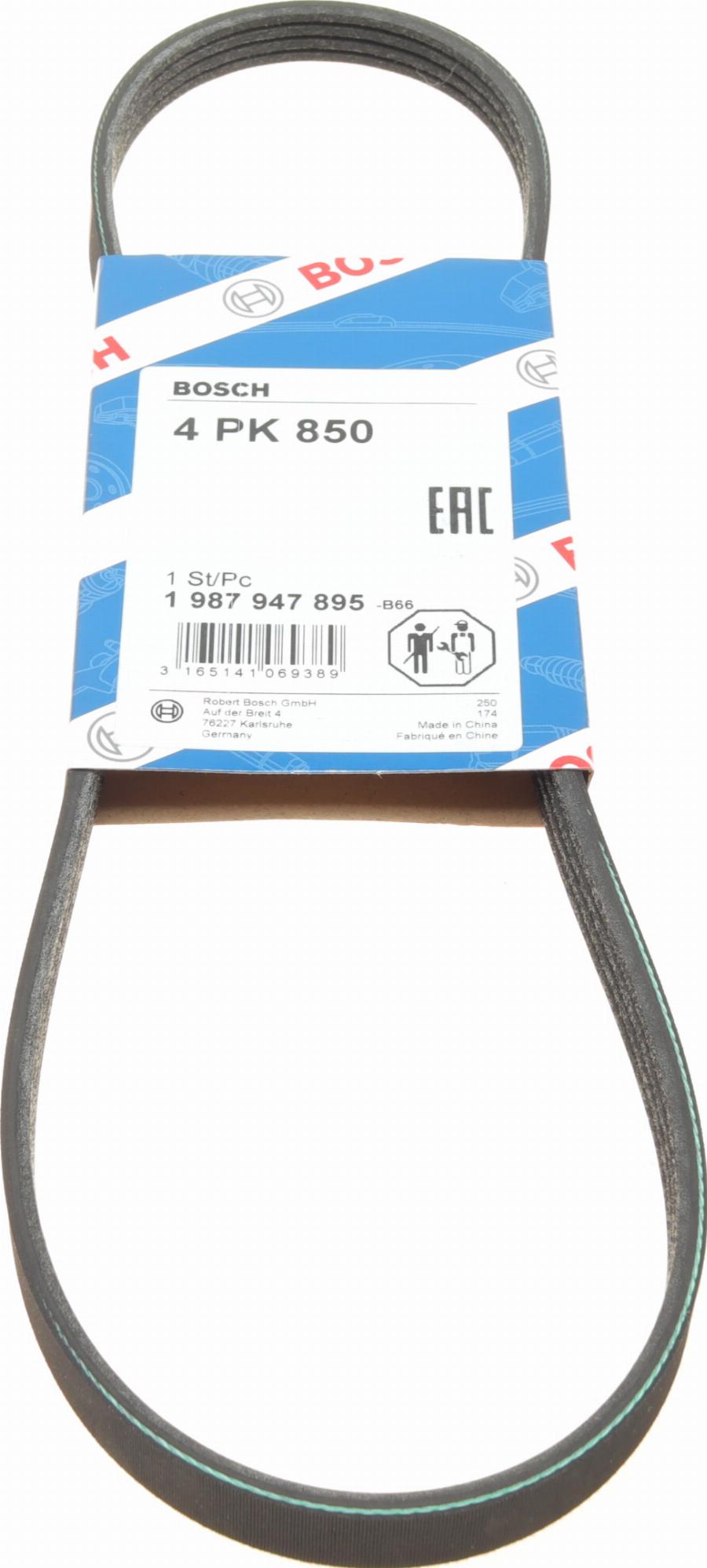 BOSCH 1 987 947 895 - Keilrippenriemen alexcarstop-ersatzteile.com