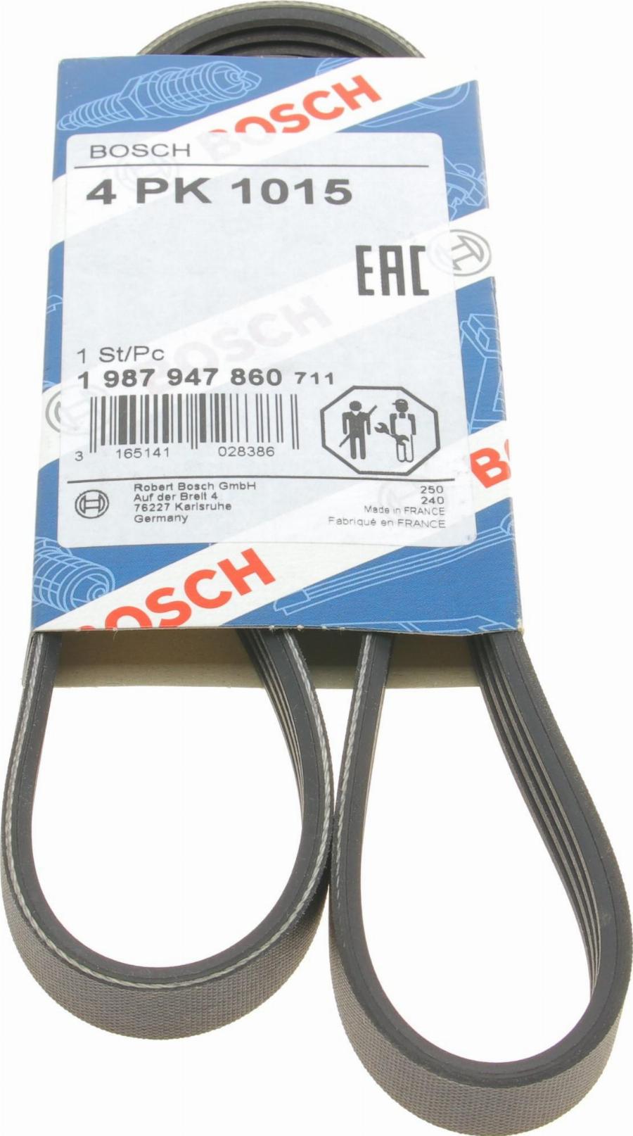 BOSCH 1 987 947 860 - Keilrippenriemen alexcarstop-ersatzteile.com