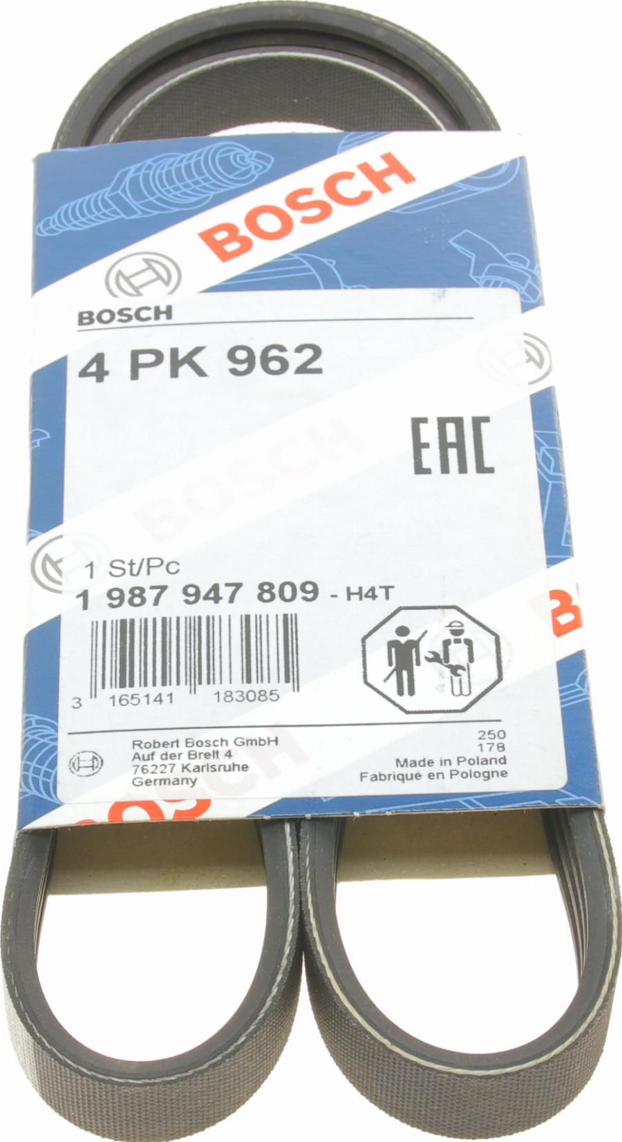 BOSCH 1 987 947 809 - Keilrippenriemen alexcarstop-ersatzteile.com