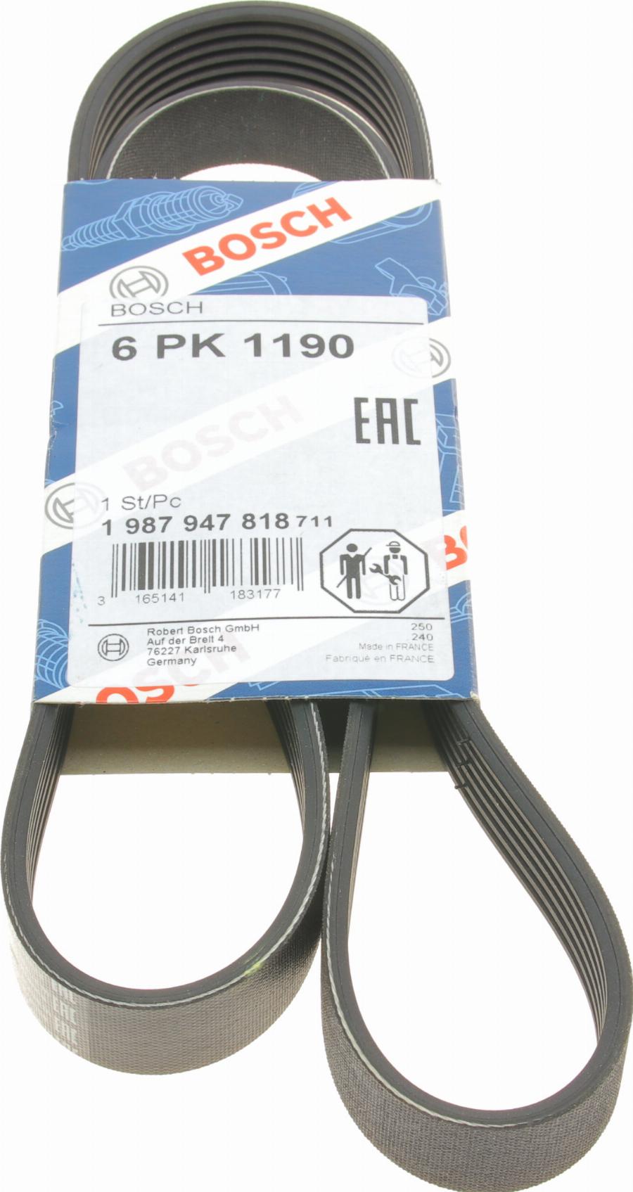 BOSCH 1 987 947 818 - Keilrippenriemen alexcarstop-ersatzteile.com