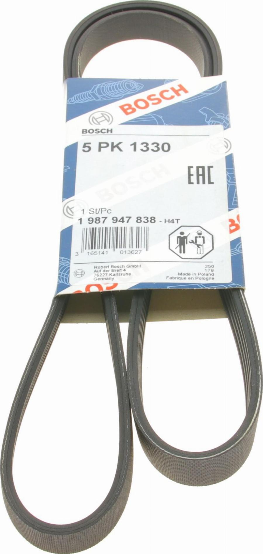 BOSCH 1 987 947 838 - Keilrippenriemen alexcarstop-ersatzteile.com