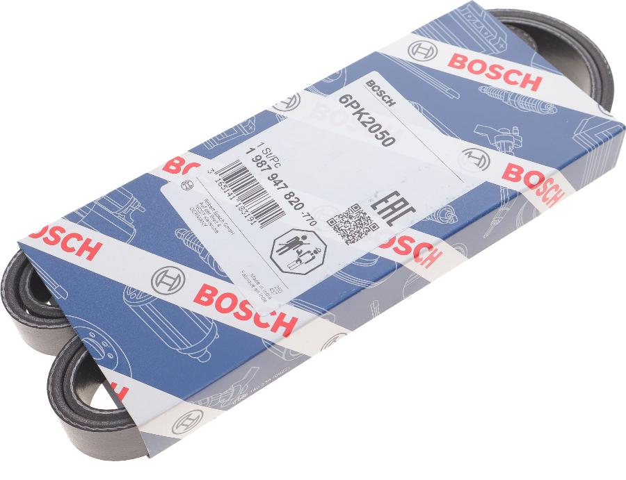 BOSCH 1 987 947 820 - Keilrippenriemen alexcarstop-ersatzteile.com