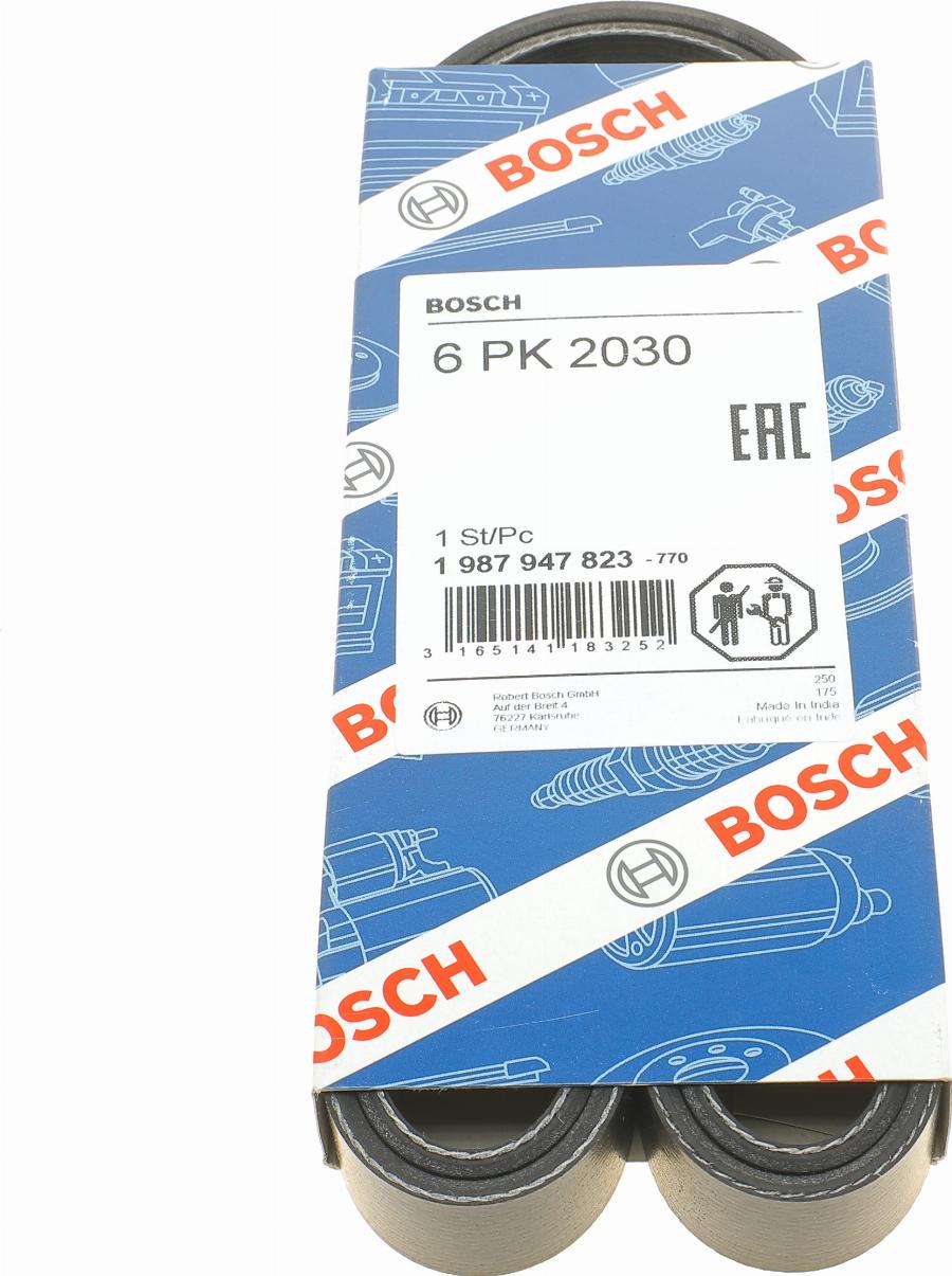 BOSCH 1 987 947 823 - Keilrippenriemen alexcarstop-ersatzteile.com