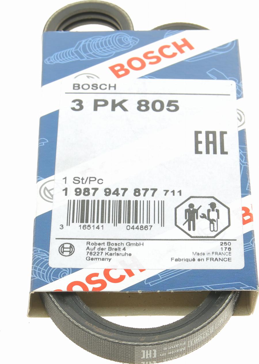 BOSCH 1 987 947 877 - Keilrippenriemen alexcarstop-ersatzteile.com