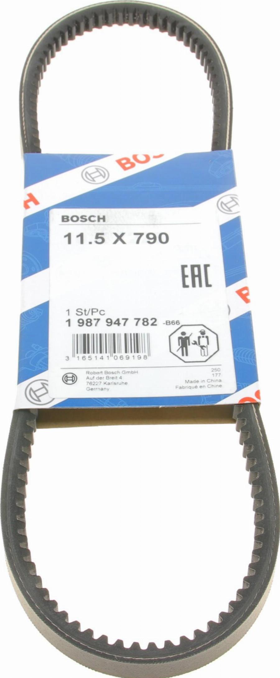 BOSCH 1 987 947 782 - Keilriemen alexcarstop-ersatzteile.com