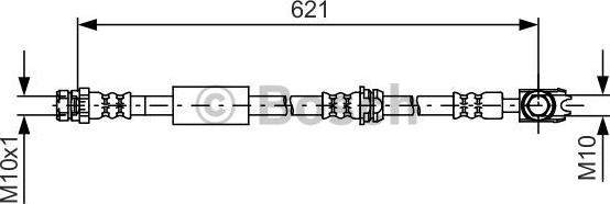 BOSCH 1 987 481 592 - Bremsschlauch alexcarstop-ersatzteile.com