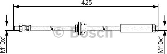 BOSCH 1 987 481 500 - Bremsschlauch alexcarstop-ersatzteile.com