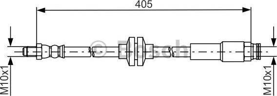 BOSCH 1 987 481 671 - Bremsschlauch alexcarstop-ersatzteile.com