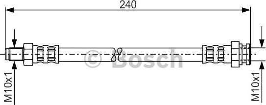 BOSCH 1 987 481 220 - Bremsschlauch alexcarstop-ersatzteile.com