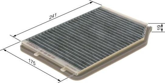 BOSCH 1 987 435 594 - Filter, Innenraumluft alexcarstop-ersatzteile.com