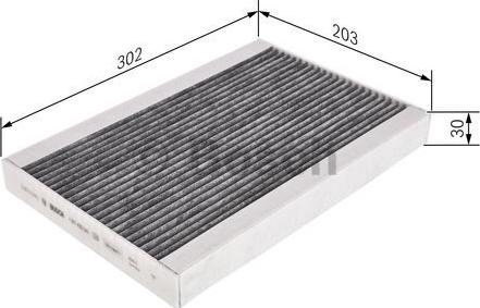 BOSCH 1 987 435 543 - Filter, Innenraumluft alexcarstop-ersatzteile.com