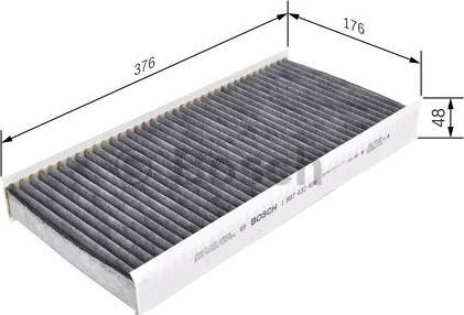 BOSCH 1 987 432 406 - Filter, Innenraumluft alexcarstop-ersatzteile.com