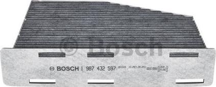 BOSCH 1 987 432 597 - Filter, Innenraumluft alexcarstop-ersatzteile.com