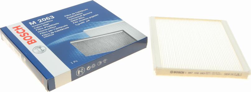 BOSCH 1 987 432 063 - Filter, Innenraumluft alexcarstop-ersatzteile.com