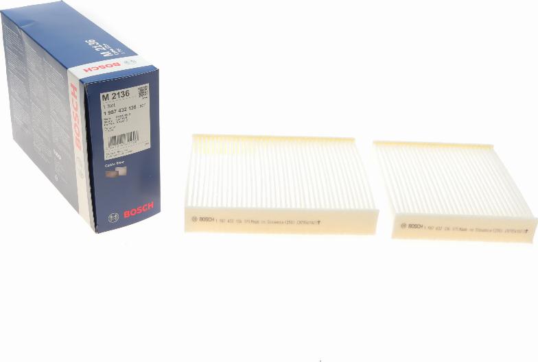 BOSCH 1 987 432 136 - Filter, Innenraumluft alexcarstop-ersatzteile.com