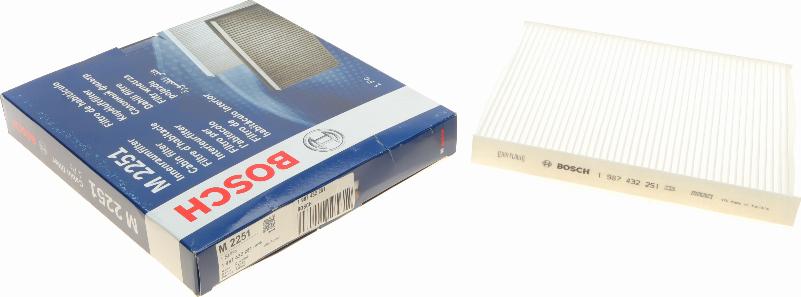 BOSCH 1 987 432 251 - Filter, Innenraumluft alexcarstop-ersatzteile.com