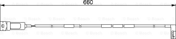 BOSCH 1 987 474 909 - Warnkontakt, Bremsbelagverschleiß alexcarstop-ersatzteile.com