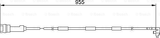 BOSCH 1 987 474 906 - Warnkontakt, Bremsbelagverschleiß alexcarstop-ersatzteile.com