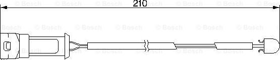 BOSCH 1 987 474 939 - Warnkontakt, Bremsbelagverschleiß alexcarstop-ersatzteile.com