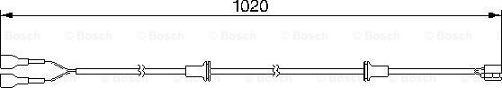 BOSCH 1 987 474 976 - Warnkontakt, Bremsbelagverschleiß alexcarstop-ersatzteile.com