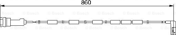 BOSCH 1 987 474 970 - Warnkontakt, Bremsbelagverschleiß alexcarstop-ersatzteile.com